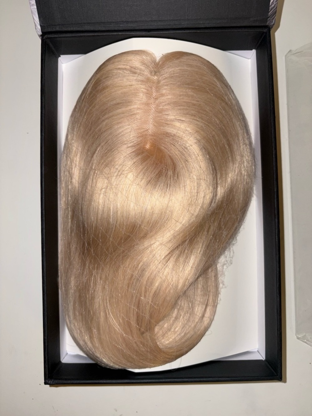 Blonde Hair Topper - Natural Light Blonde